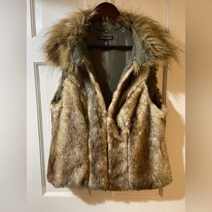 Large fur vest